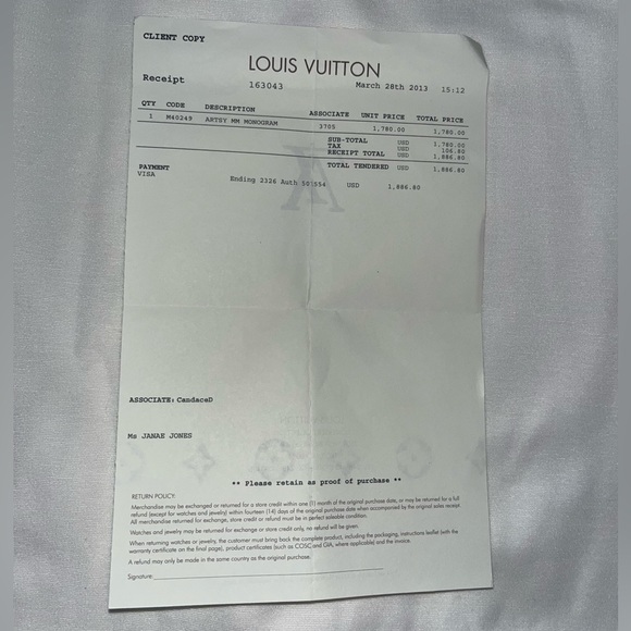 Louis Vuitton Artsy MM - Picture 9 of 9